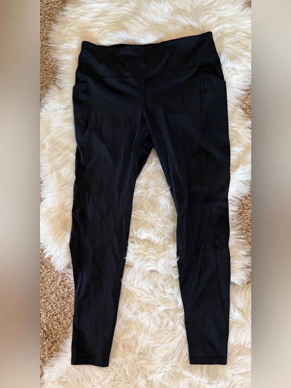 Spyder Black Performance Leggings with Pockets-L